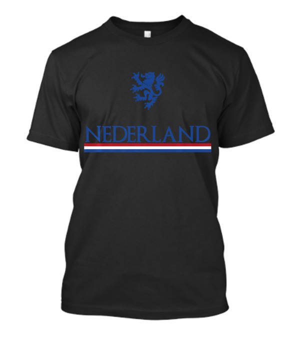 Nederland Lion Crest Vlag Soccer Jersey Holland Netherlands T-Shirt
