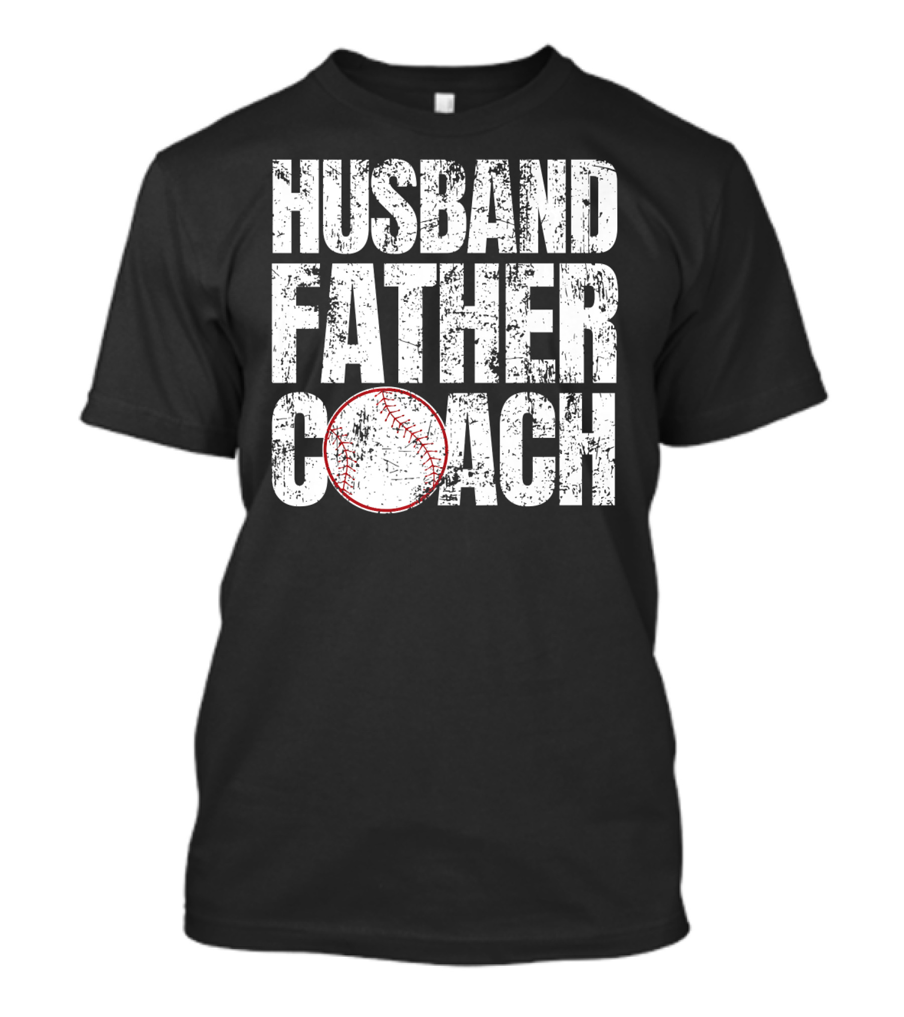 Husband Father Baseball Coach T-Shirt