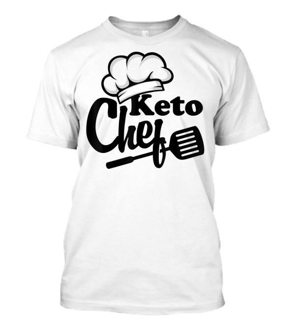 Keto Chef Ketosis Low Carb Diet Cooking Spatula Chef Hat T-Shirt