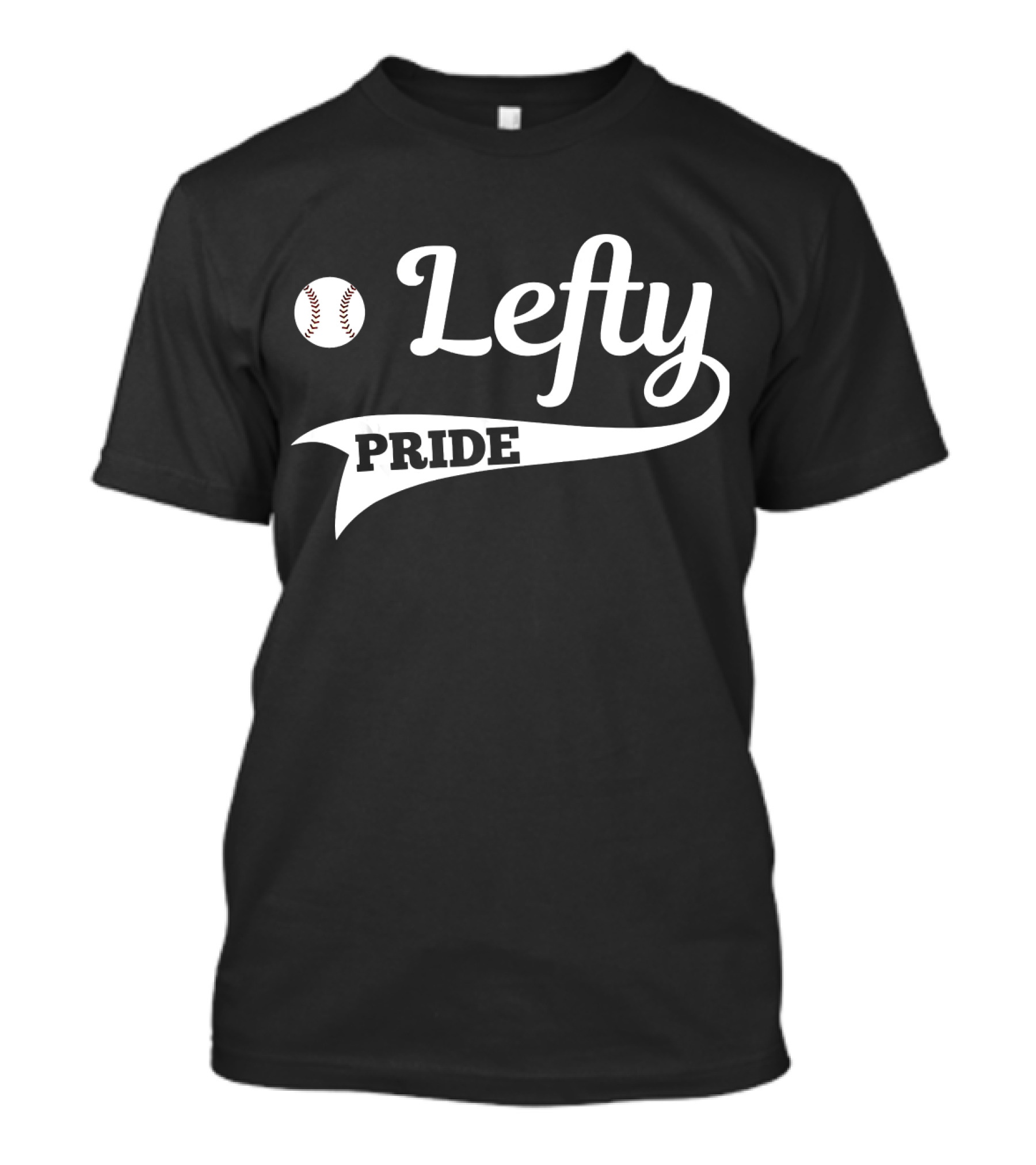 Lefty Pride Baseball Softball Swash T-Shirt