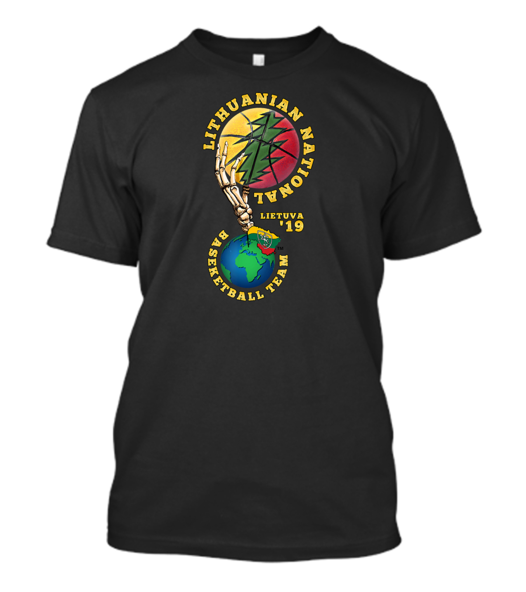 Lithuania National Basketball Team Lietuva '19 T-Shirt