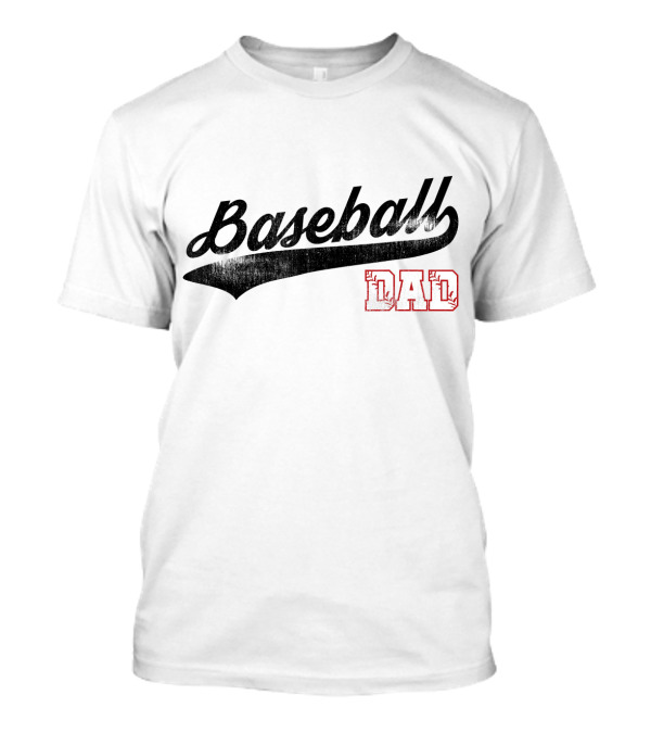 Baseball Dad Mens Dad Dis T-Shirt