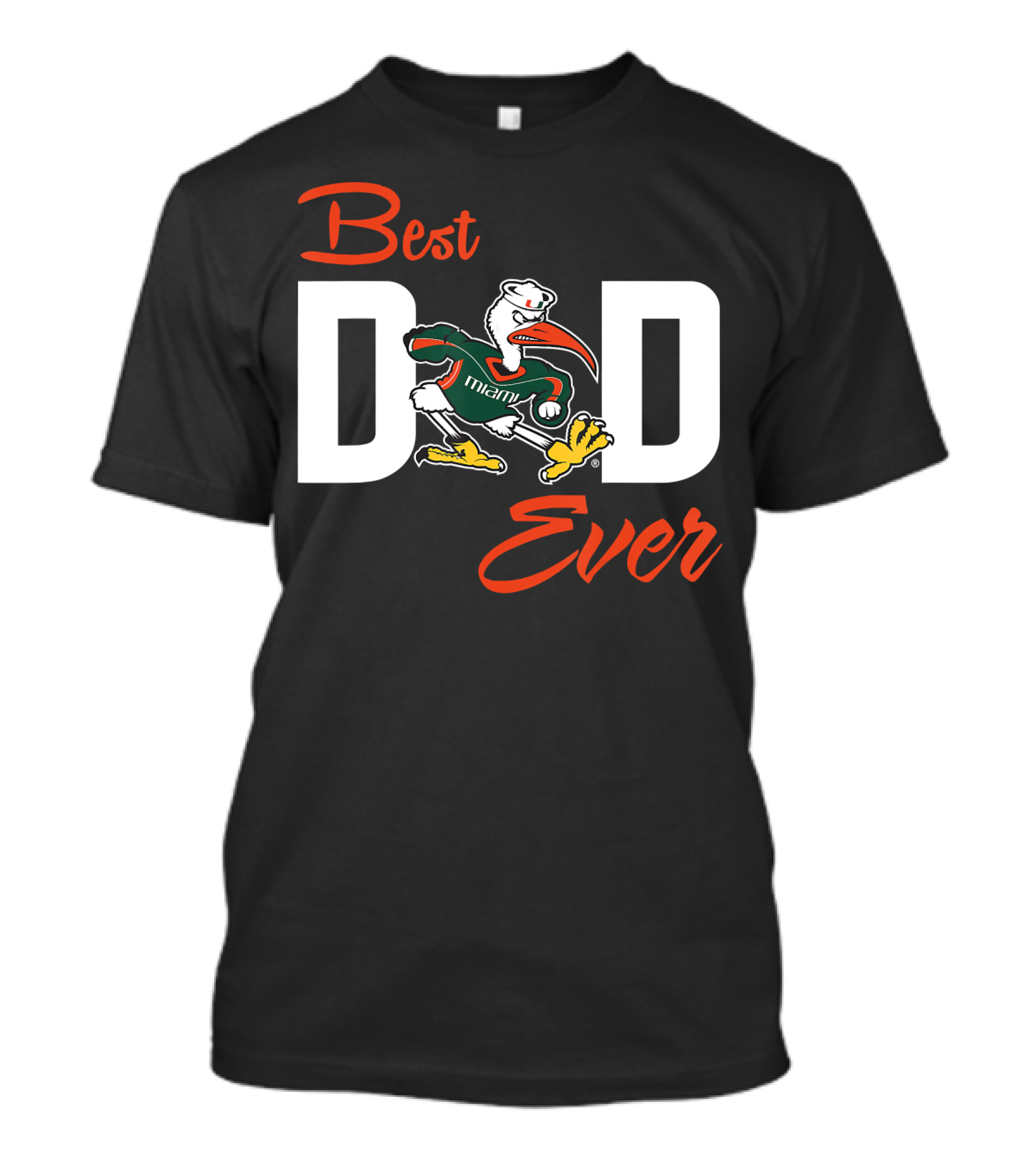 Best Dad Ever Miami Hurricanes T-Shirt