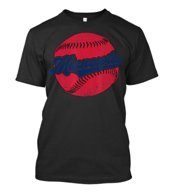 Minnesota Baseball Minneapolis Pride Twi Red Baseball Minnesota T-Shirt
