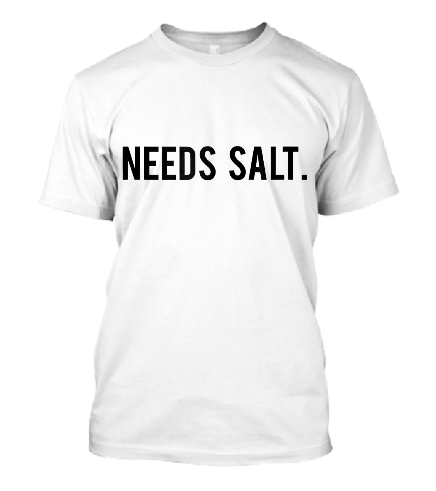 NEEDS SALT Funny Chef Cooking T-Shirt