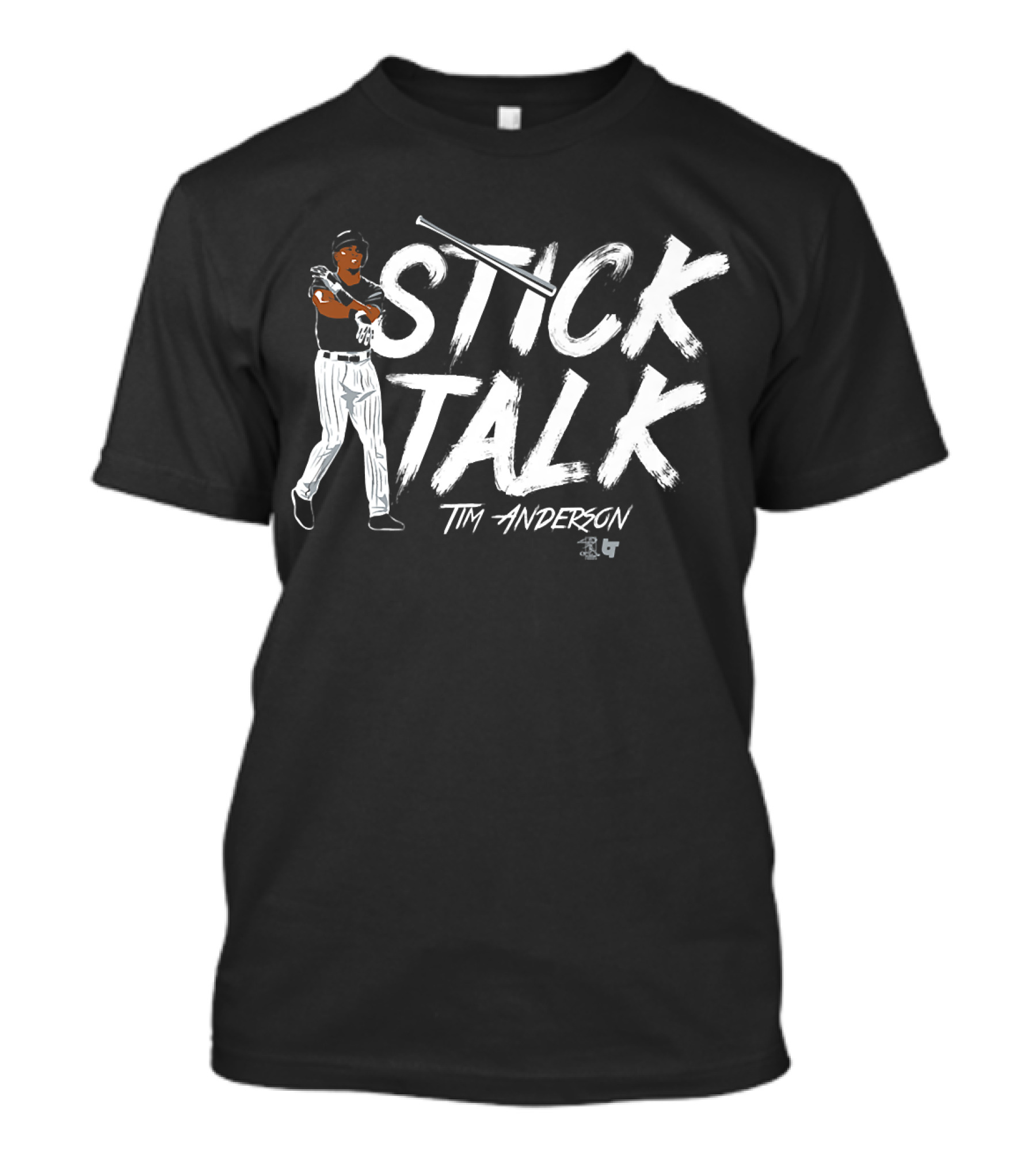 Stick Talk Tim Anderson Baseball Swing T-Shirt