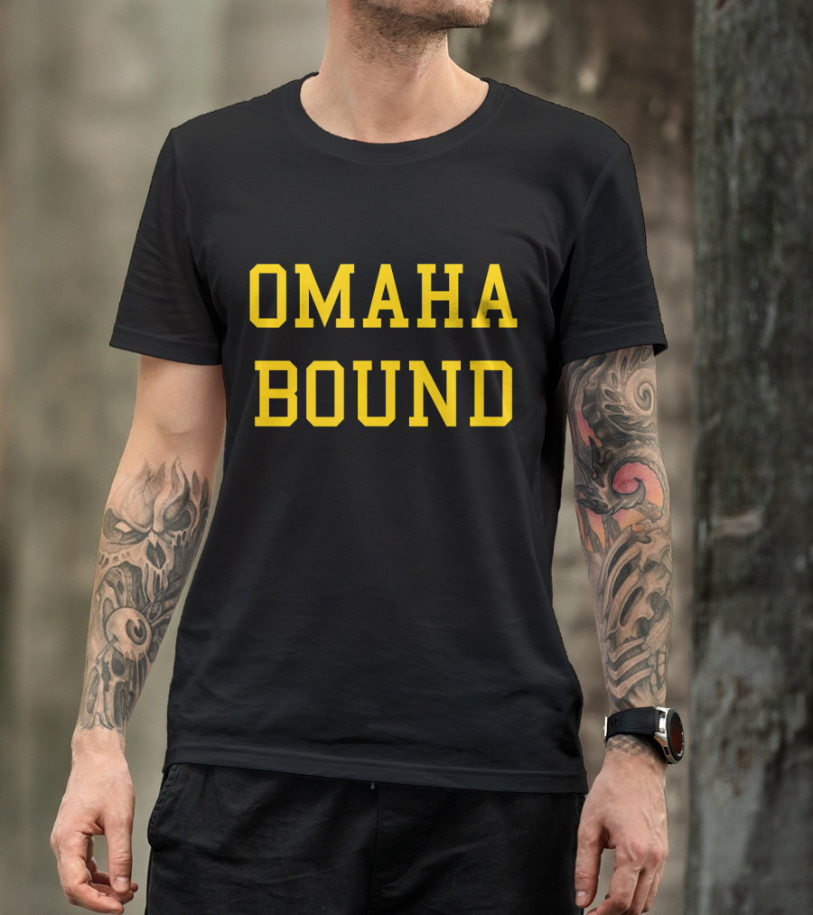 Omaha Bound Michigan Baseball College World Series T-Shirt