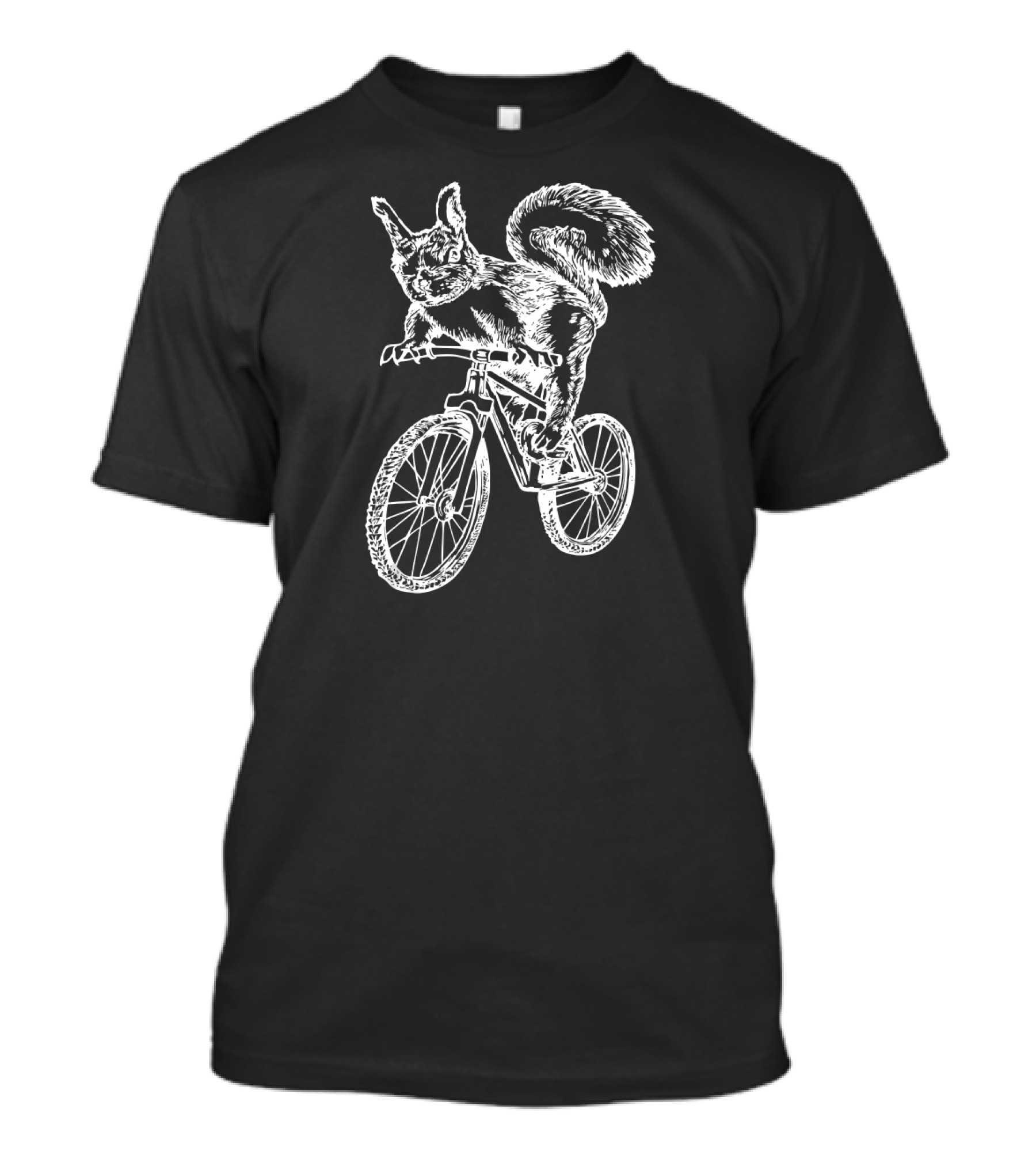 SEEMBO Squirrel Cycling Bicycle Cyclist Bic Adventure Fun T-Shirt