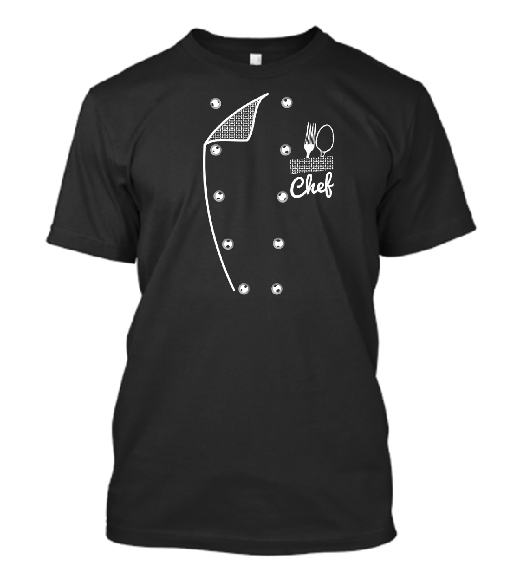 Chef Fun Uniform Jacket Faux T-Shirt