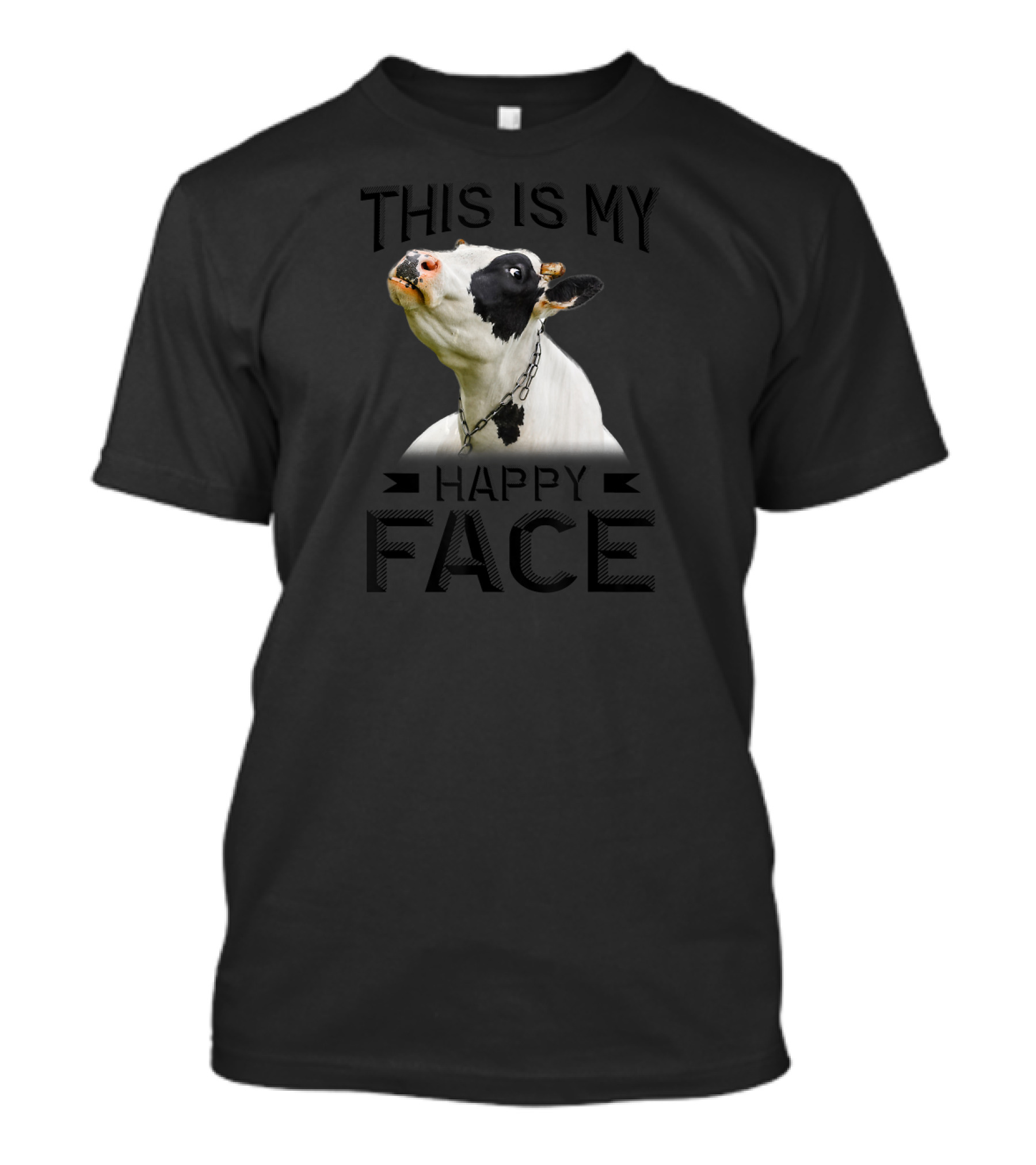 THIS IS MY HAPPY FACE COWS LOVE COWS T-Shirt