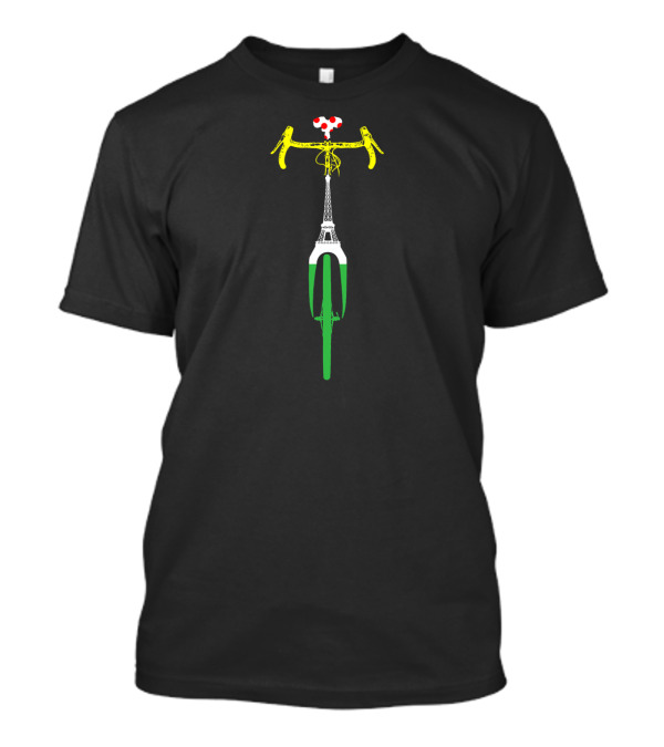 Tour De France Eiffel Tower Bicycle Jersey Colors T-Shirt