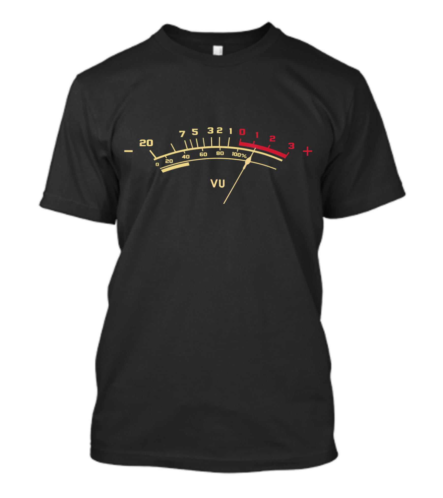 VU Meter Analog Levels Retro Display T-Shirt