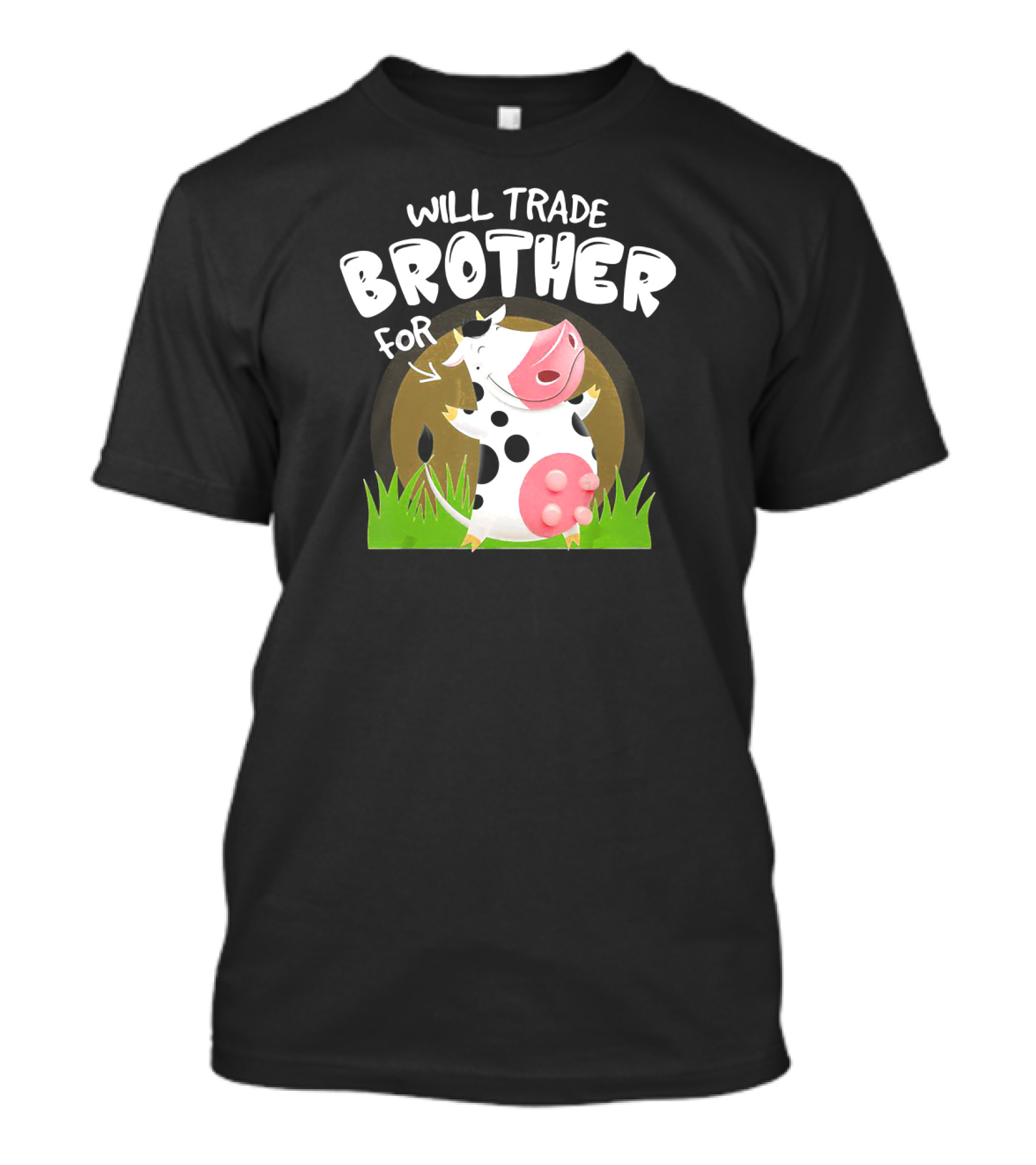 Will Trade Brother For Cow Cartoon T-Shirt