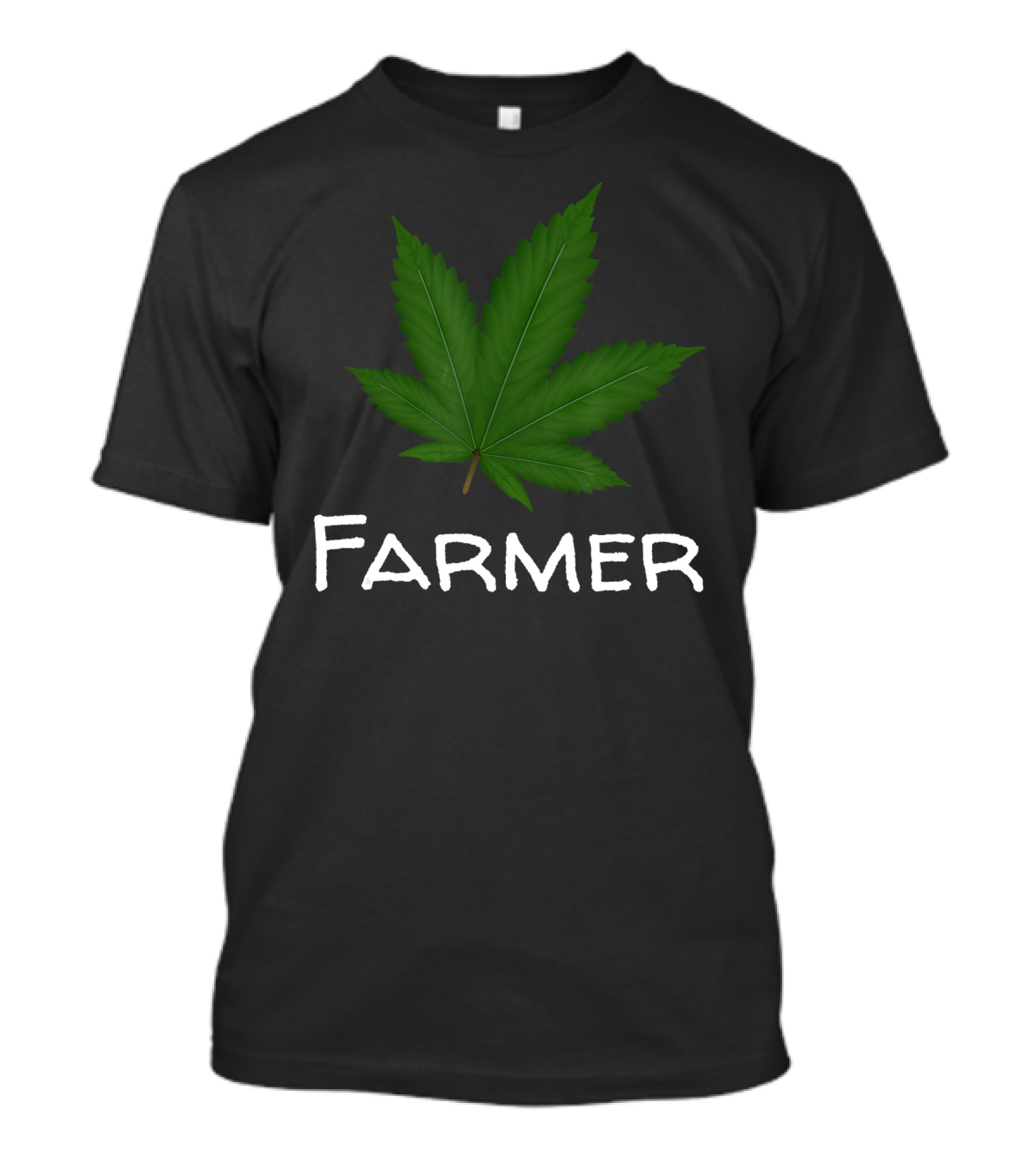 Cannabis Farmer Medical Marijuana Hem Leaf T-Shirt