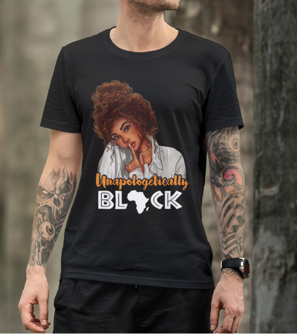 Unapologetically Black African Map T-Shirt