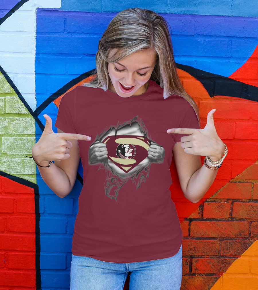 Seminoles Superman Logo Mashup T-Shirt
