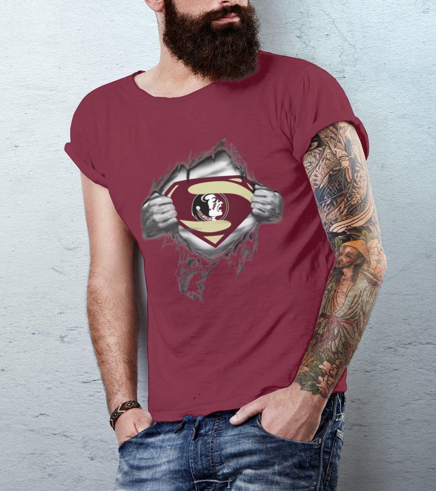 Seminoles Superman Logo Mashup T-Shirt