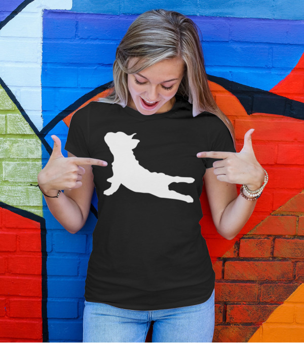 French Bulldog Yoga Pose T-Shirt