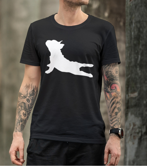 French Bulldog Yoga Pose T-Shirt