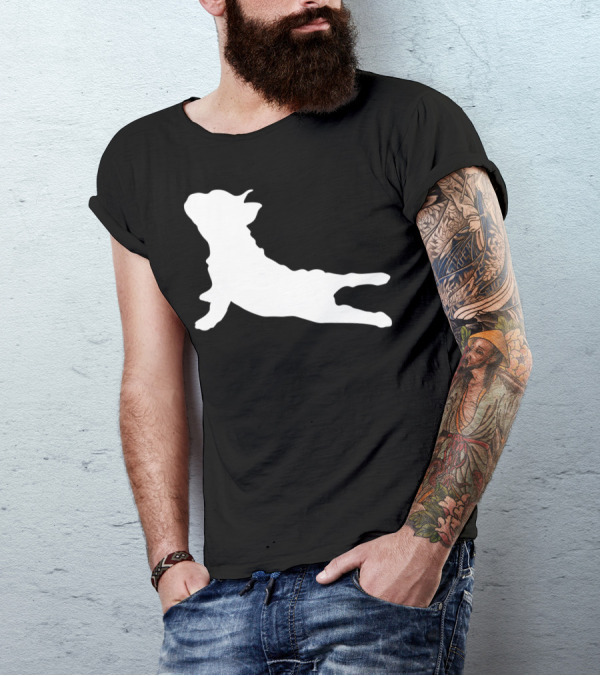 French Bulldog Yoga Pose T-Shirt