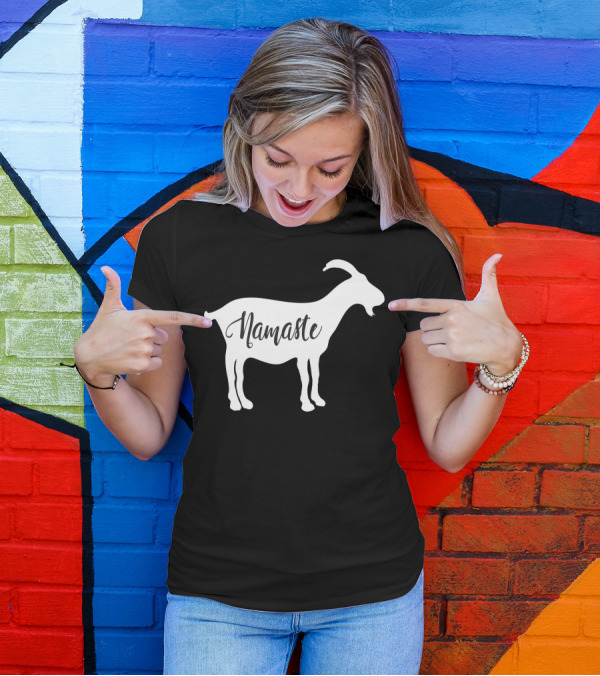 Goat Namaste Yoga Symbol T-Shirt