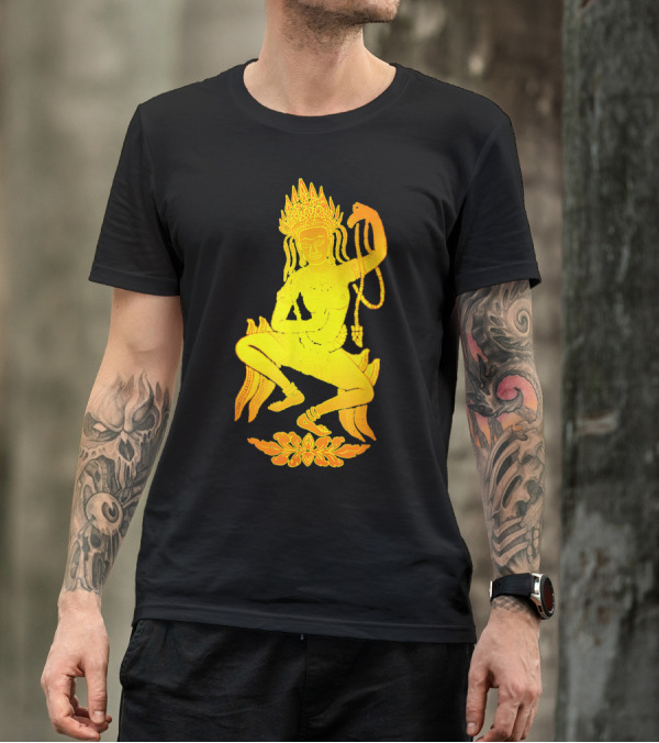 Yoga Meditation Gold Apsara Nymph Dance T-Shirt
