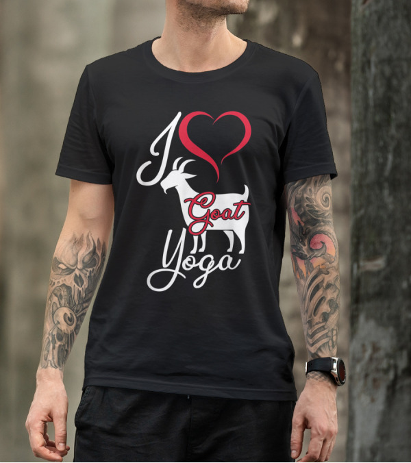 I Love Goat Yoga T-Shirt