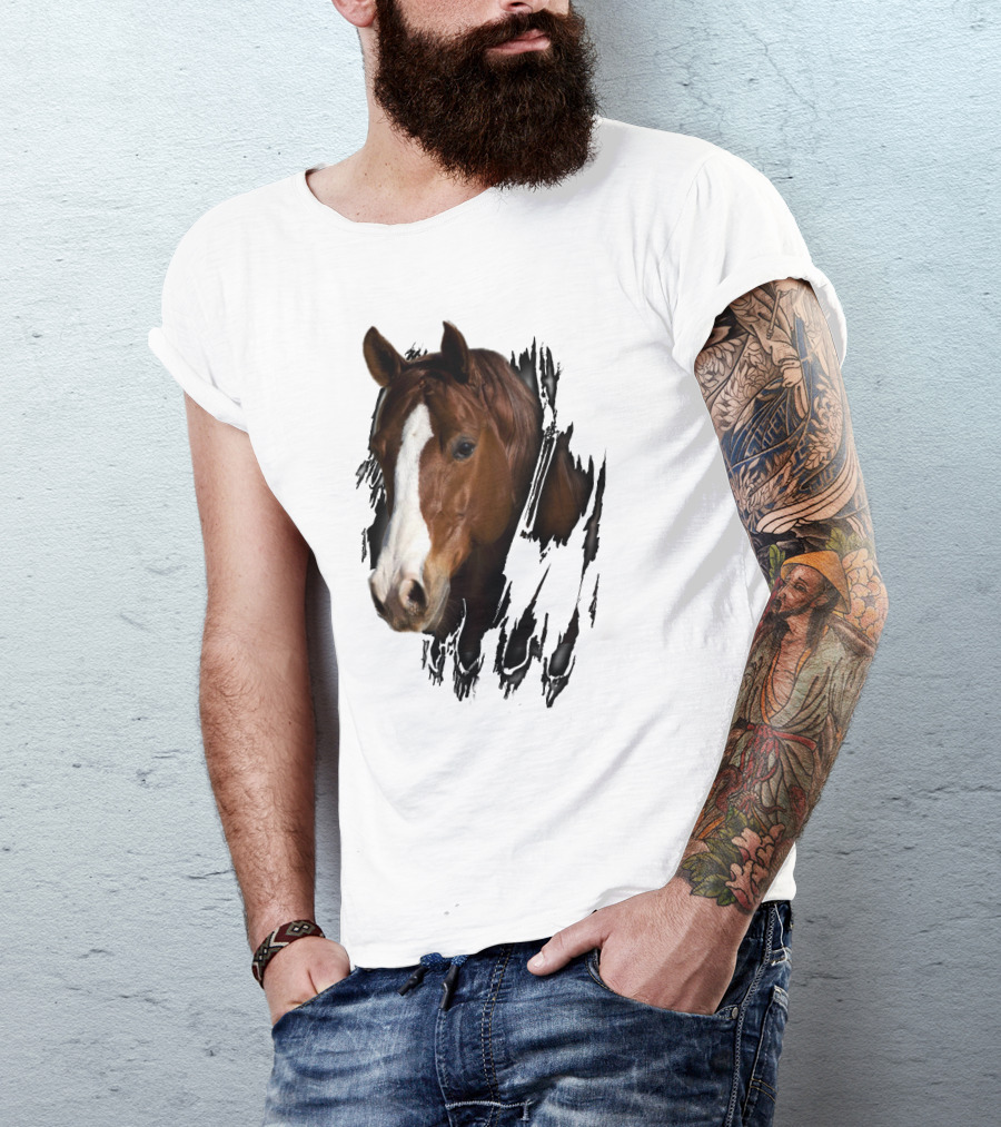 American Quarter Horse Beauty Rugged Elegance T-Shirt