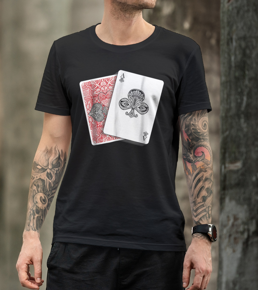 Ace Of Spades Costume Halloween Playing Card T-Shirt