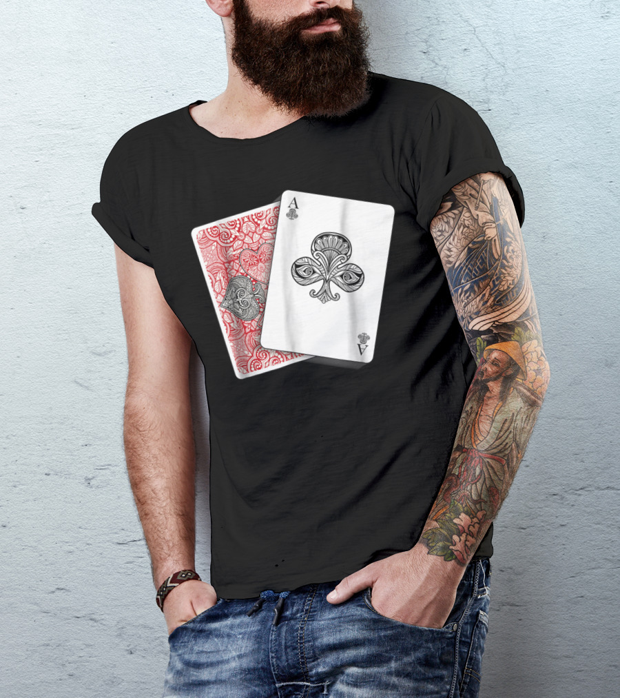 Ace Of Spades Costume Halloween Playing Card T-Shirt