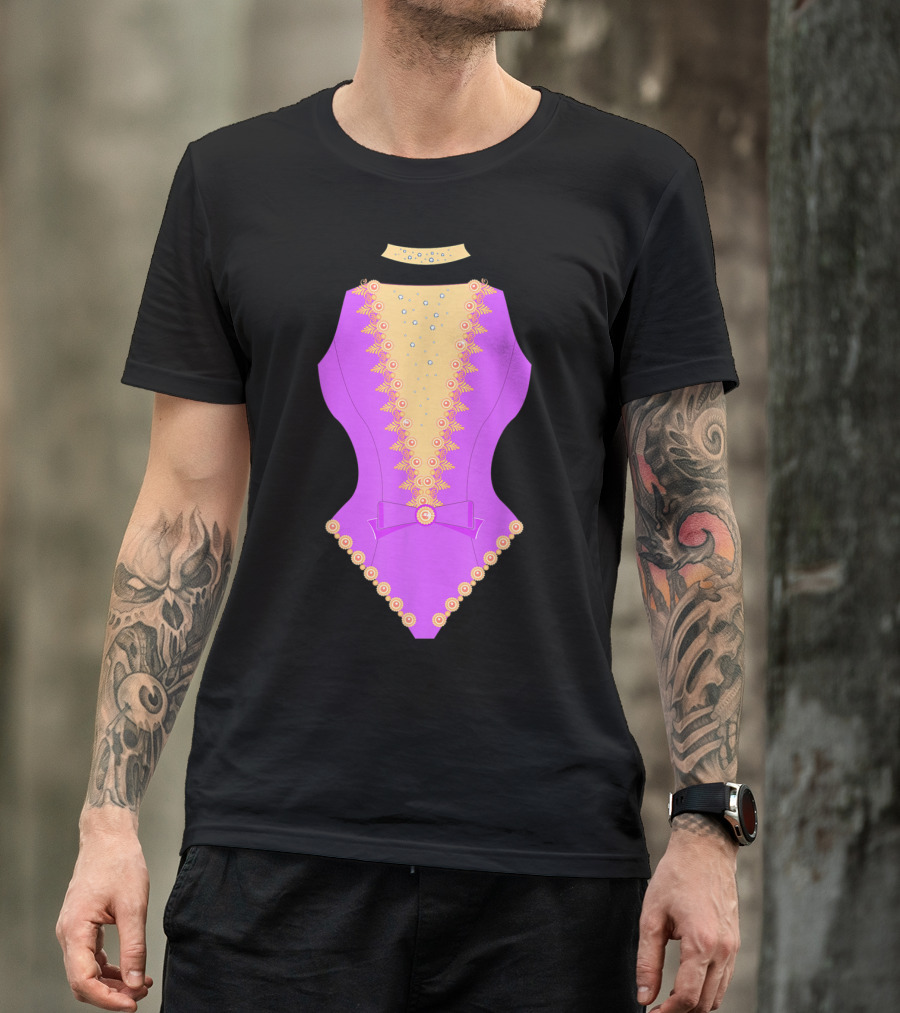 Aerial Silks Pink And Gold Showman Costume T-Shirt
