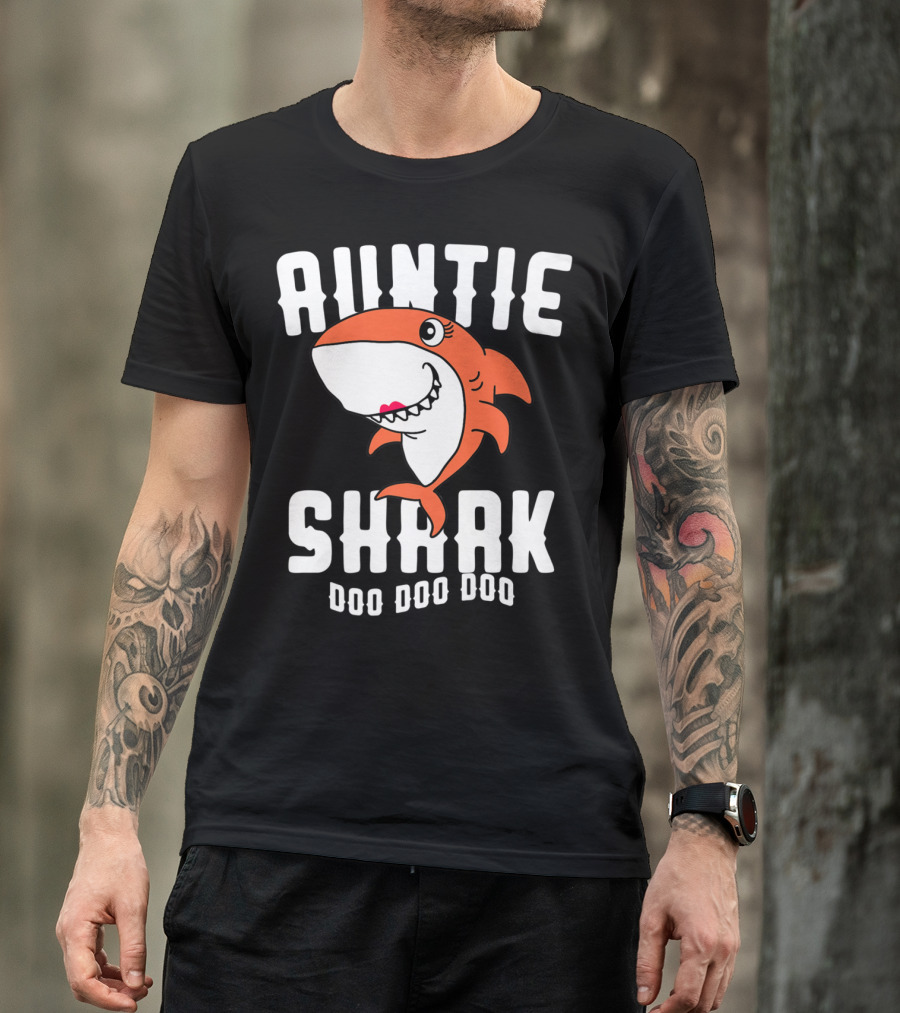 Auntie Shark Doo Doo Doo T-Shirt