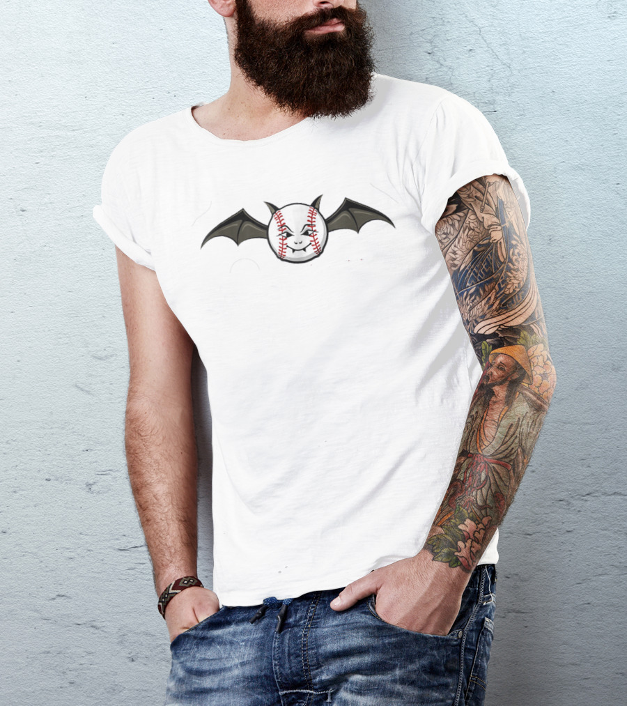 Baseball Bat Ball With Wings T-Shirt