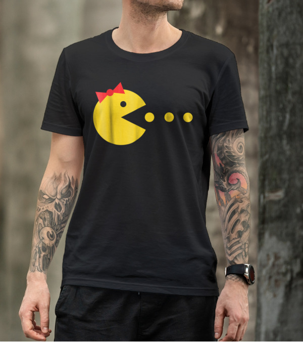 Pac-Man Inspired Best Halloween Costume For Girl Women Video T-Shirt