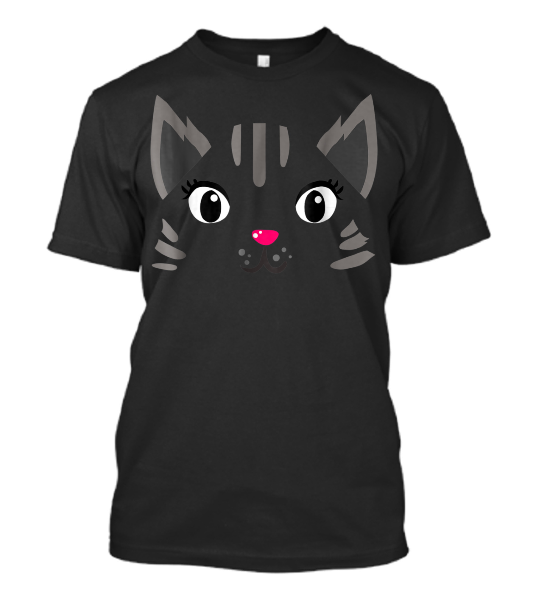 Cat Kitten Meh Cute Girls Adorable Face T-Shirt