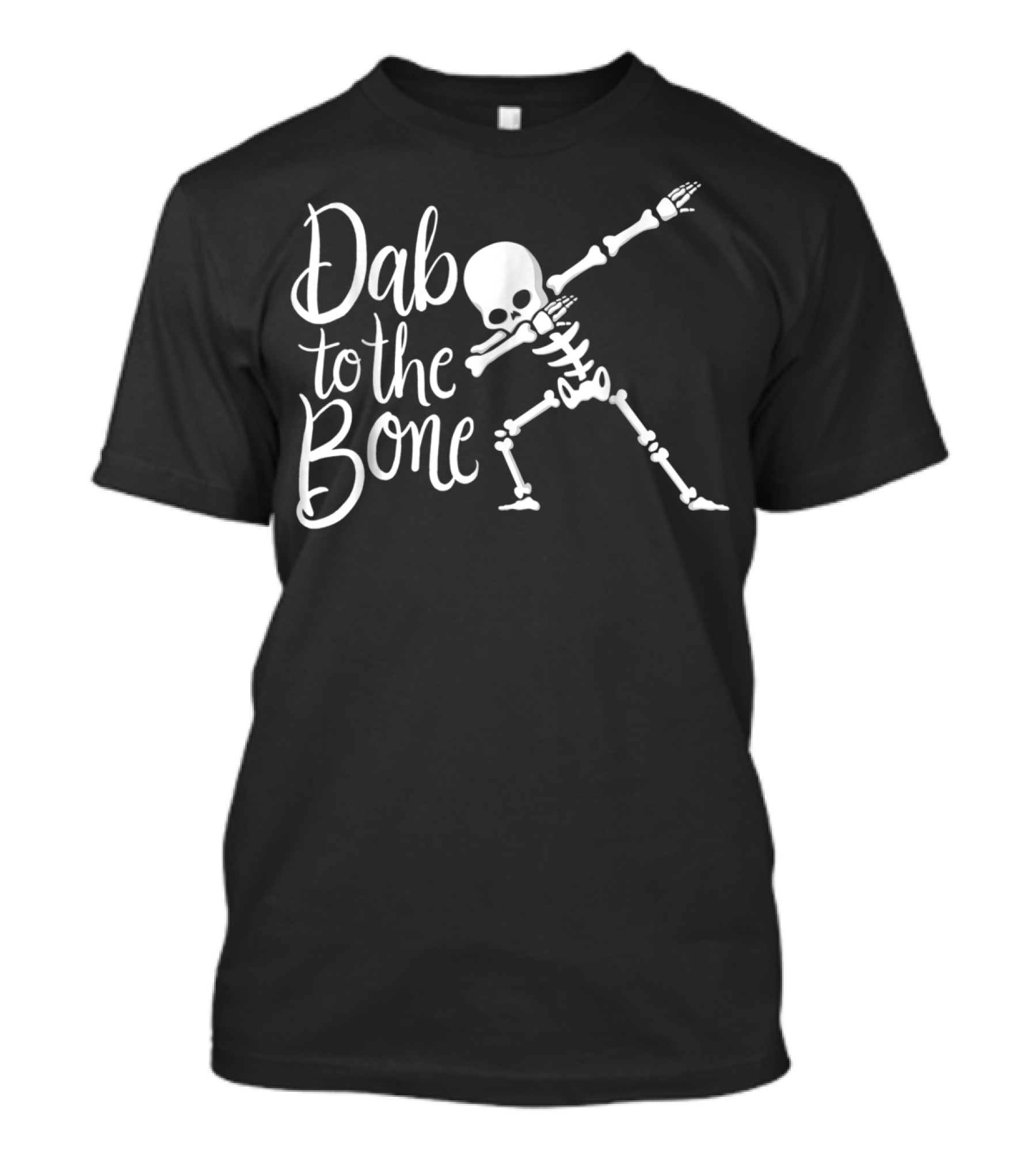 Dab To The Bone Funny Spooky Halloween Skeleton Dabbing T-Shirt