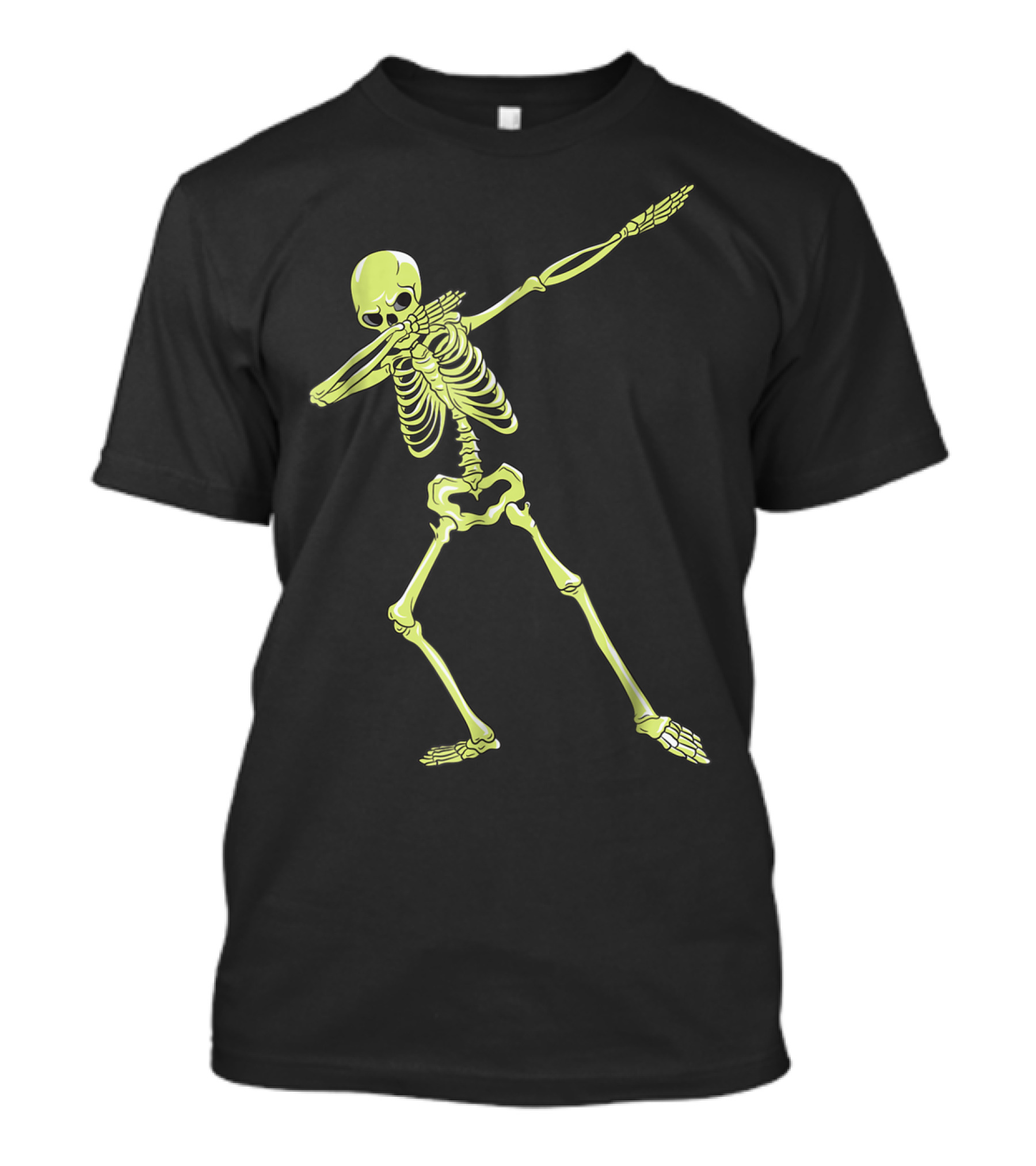 Dabbing Skeleton Halloween Skull Dab T-Shirt