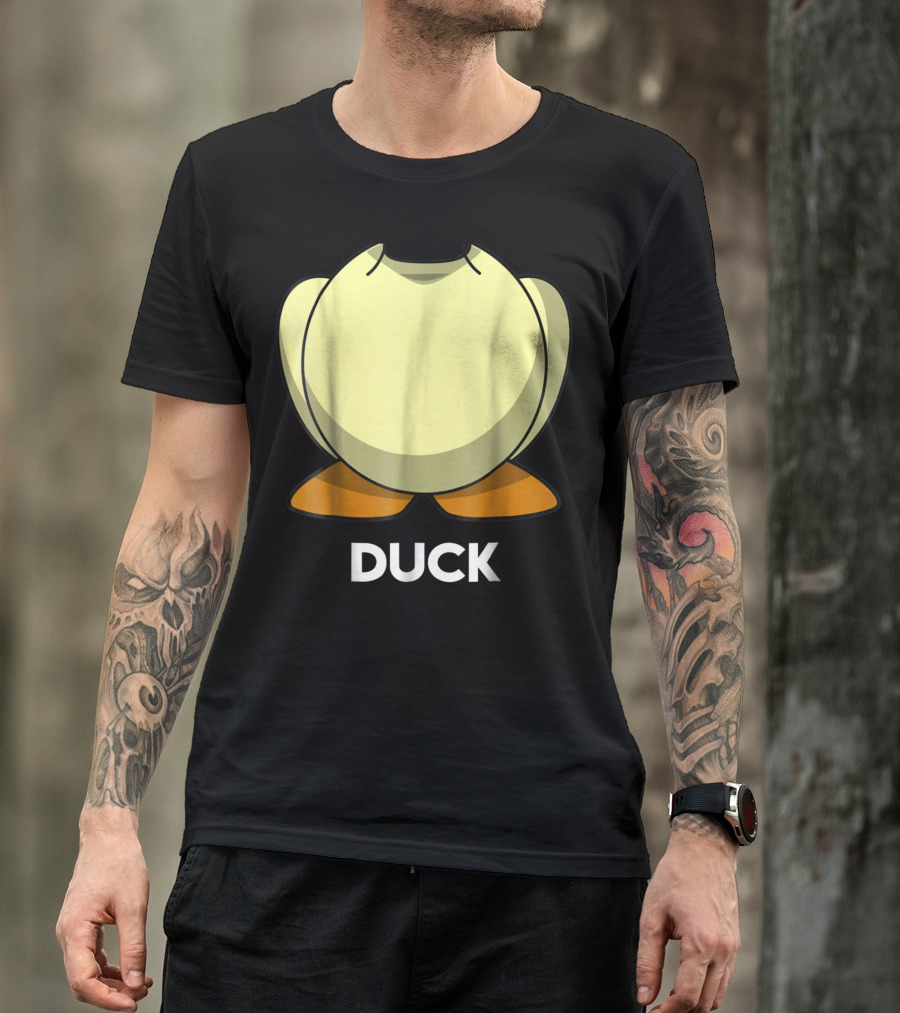 Duck Costume For Halloween Couple Friend Group T-Shirt