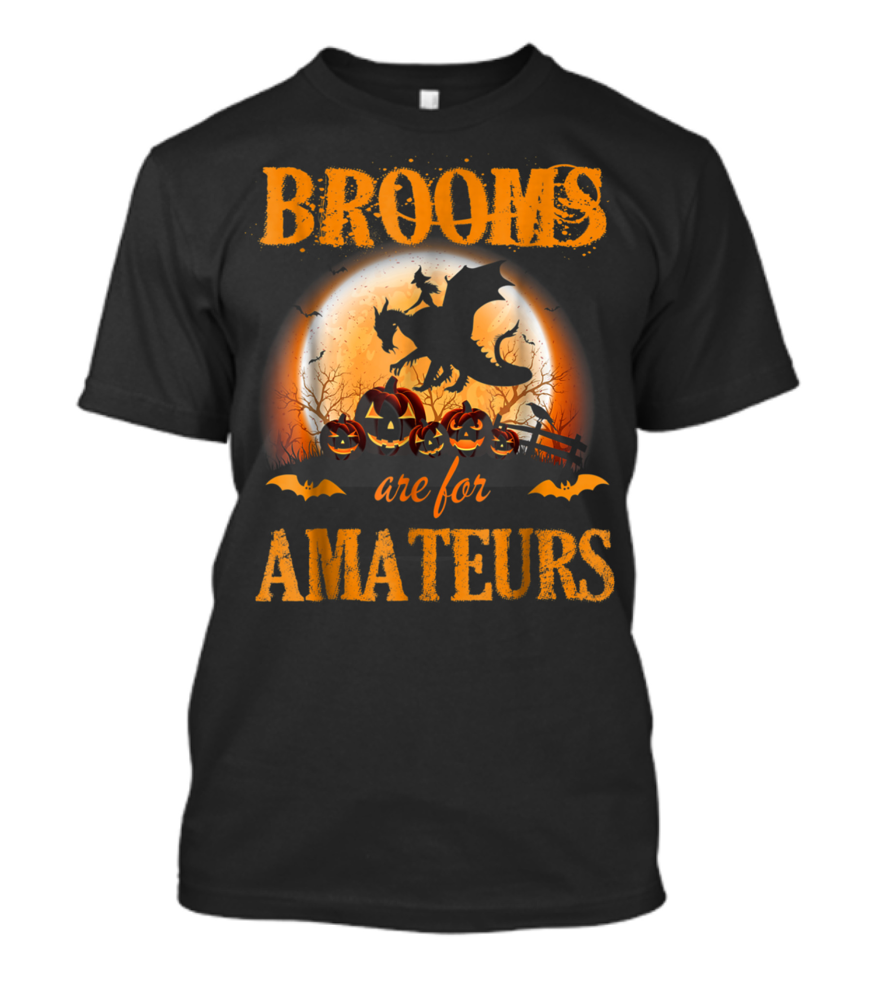 Dragon Halloween Costume Brooms Are For Amateurs T-Shirt