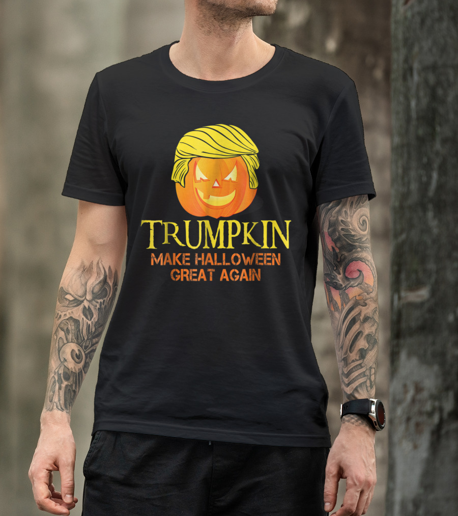 Trumpkin Make Halloween Great Again Pumpkin Costume Party T-Shirt