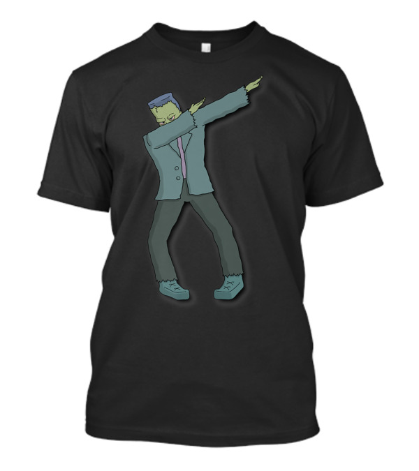 Funny Dabbing Frankenstein Monster Halloween Dance T-Shirt