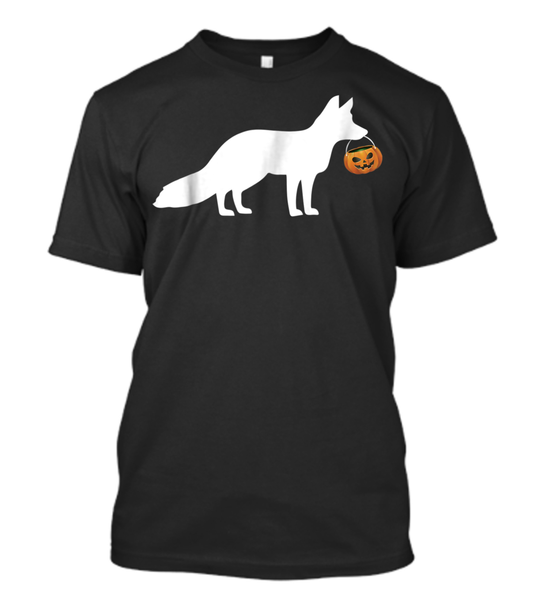 Funny Fox Halloween Pumpkin Trick-or-Treat T-Shirt