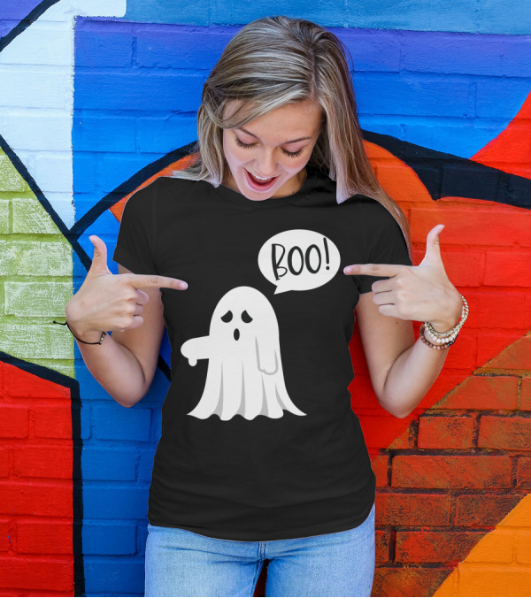 Funny Ghost Boo Of Disapproval T-Shirt