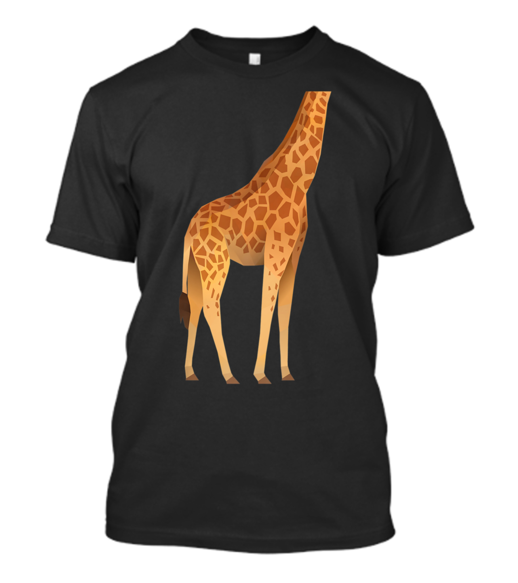 Funny Giraffe Missing Head Optical Illusion T-Shirt
