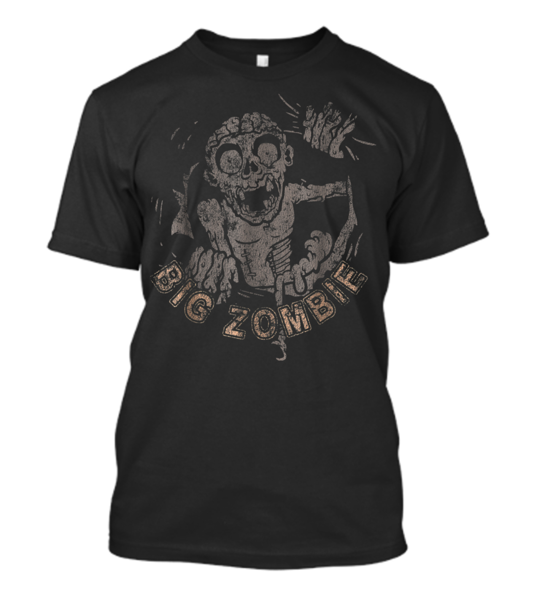 Big Zombie Funny Halloween Scary Ghost T-Shirt