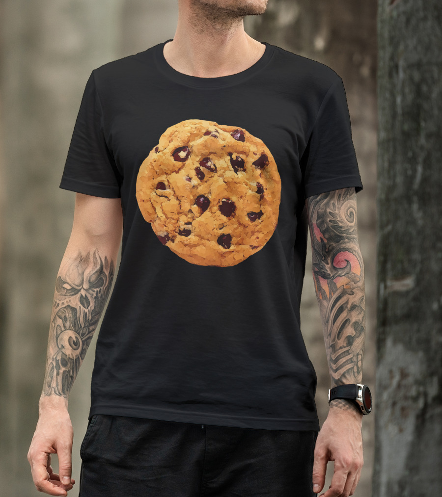 Funny Halloween Cookie Costume Big Chocolate Chip T-Shirt