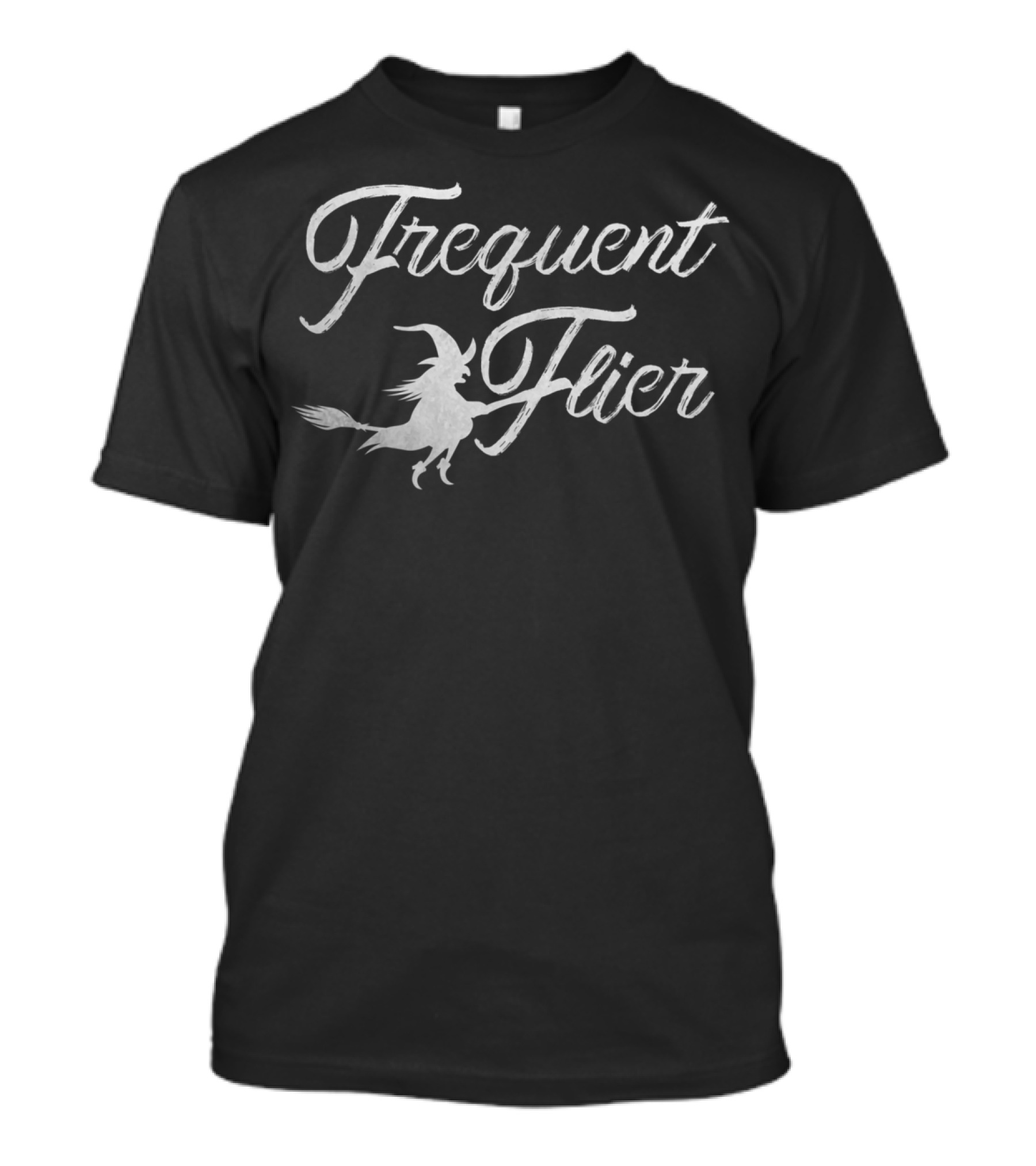 Halloween Witch Frequent Flier Funny T-Shirt