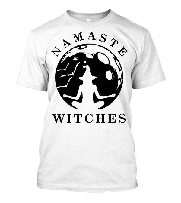 Namaste Witches Halloween Yoga Mood T-Shirt