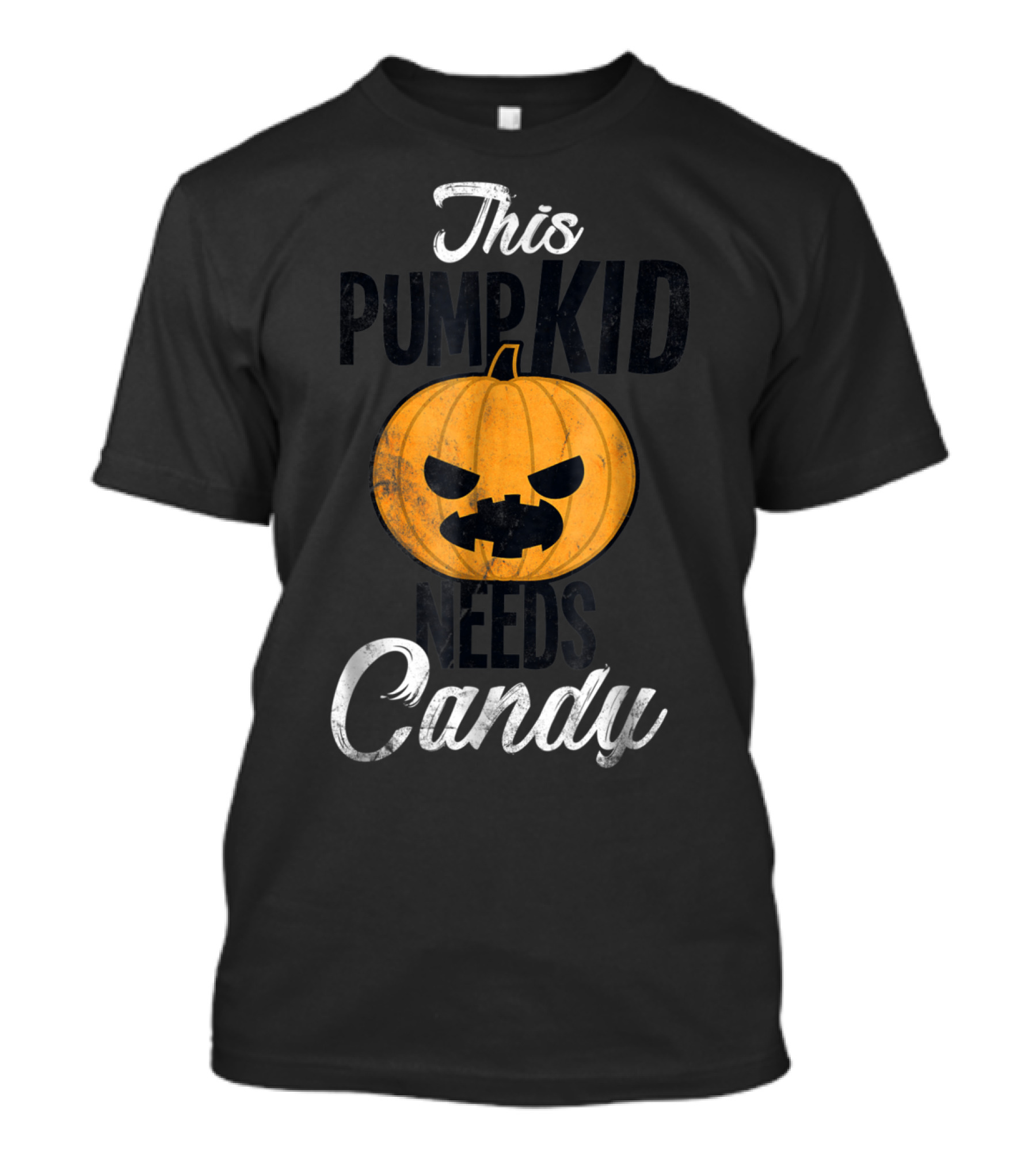 This Pumpkid Needs Candy Halloween Funny Kids T-Shirt