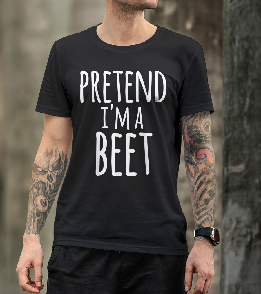 Funny Lazy Halloween Pretend I'm A Beet T-Shirt